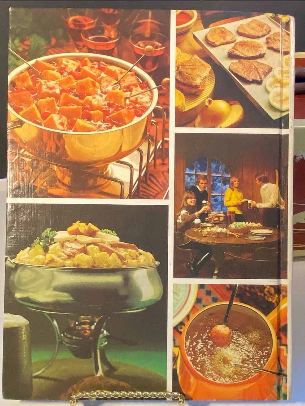 BUNDLE Vintage 1970s Fondue Set with BHG Cookbook - Complete Set Made in Japan